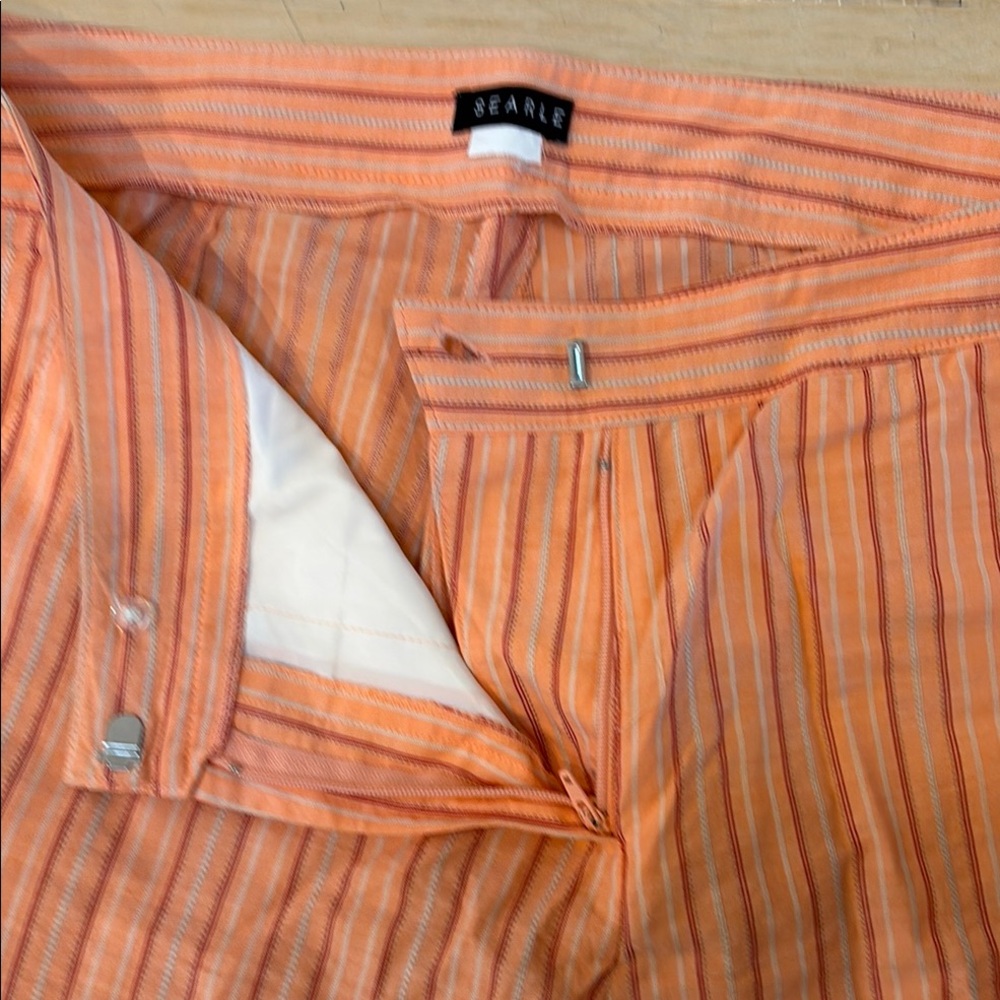 Searle Striped Peach Pants - Picture 3 of 4